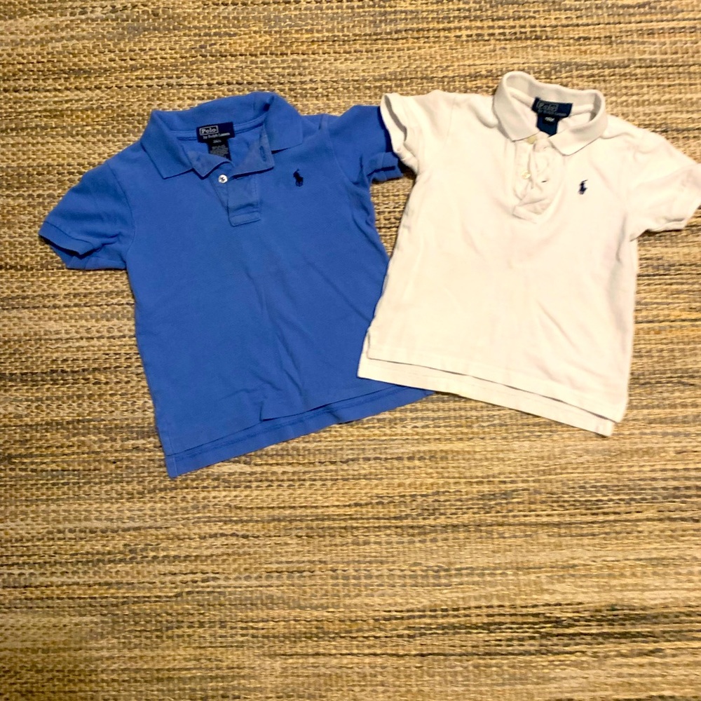 Set of two polos toddler boys size 24 mos